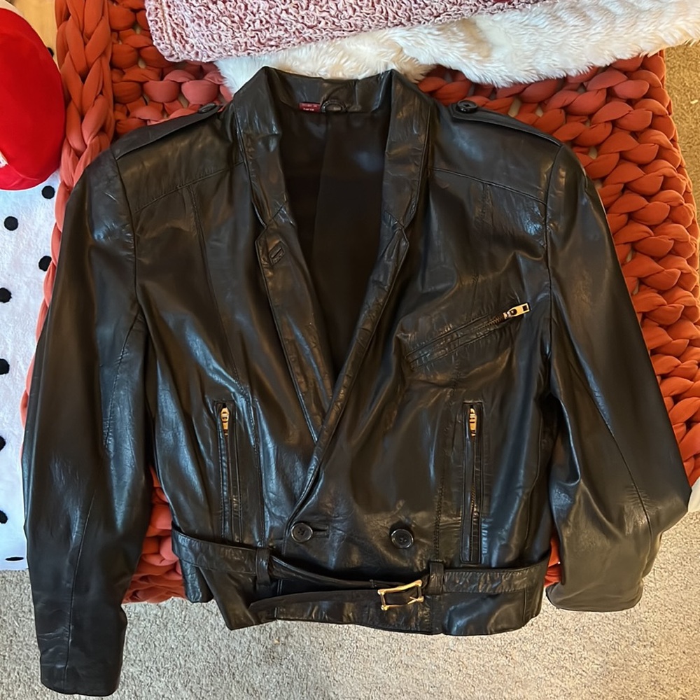 Vintage Genuine Leather Jacket
